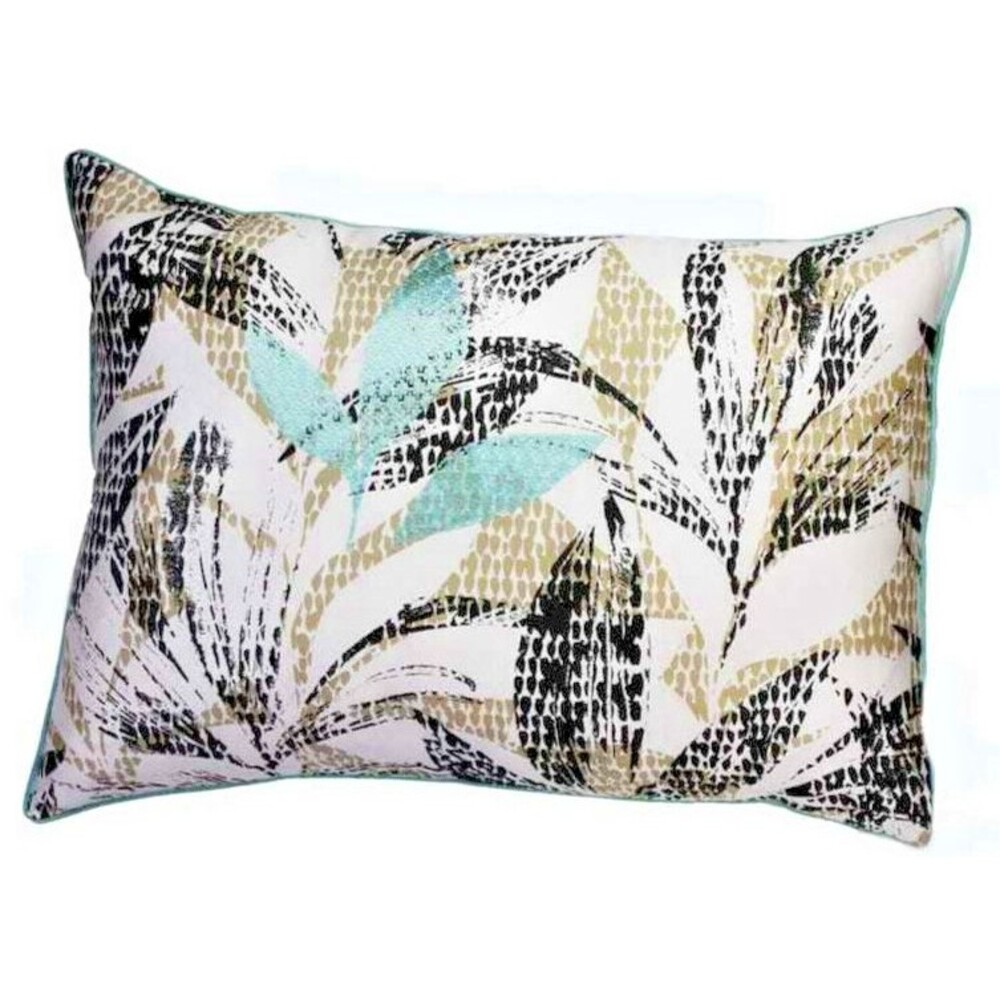KAS Australia Hulston Standard Pillow Shams 20"x 26" Aqua Multi Dorm Set of 2